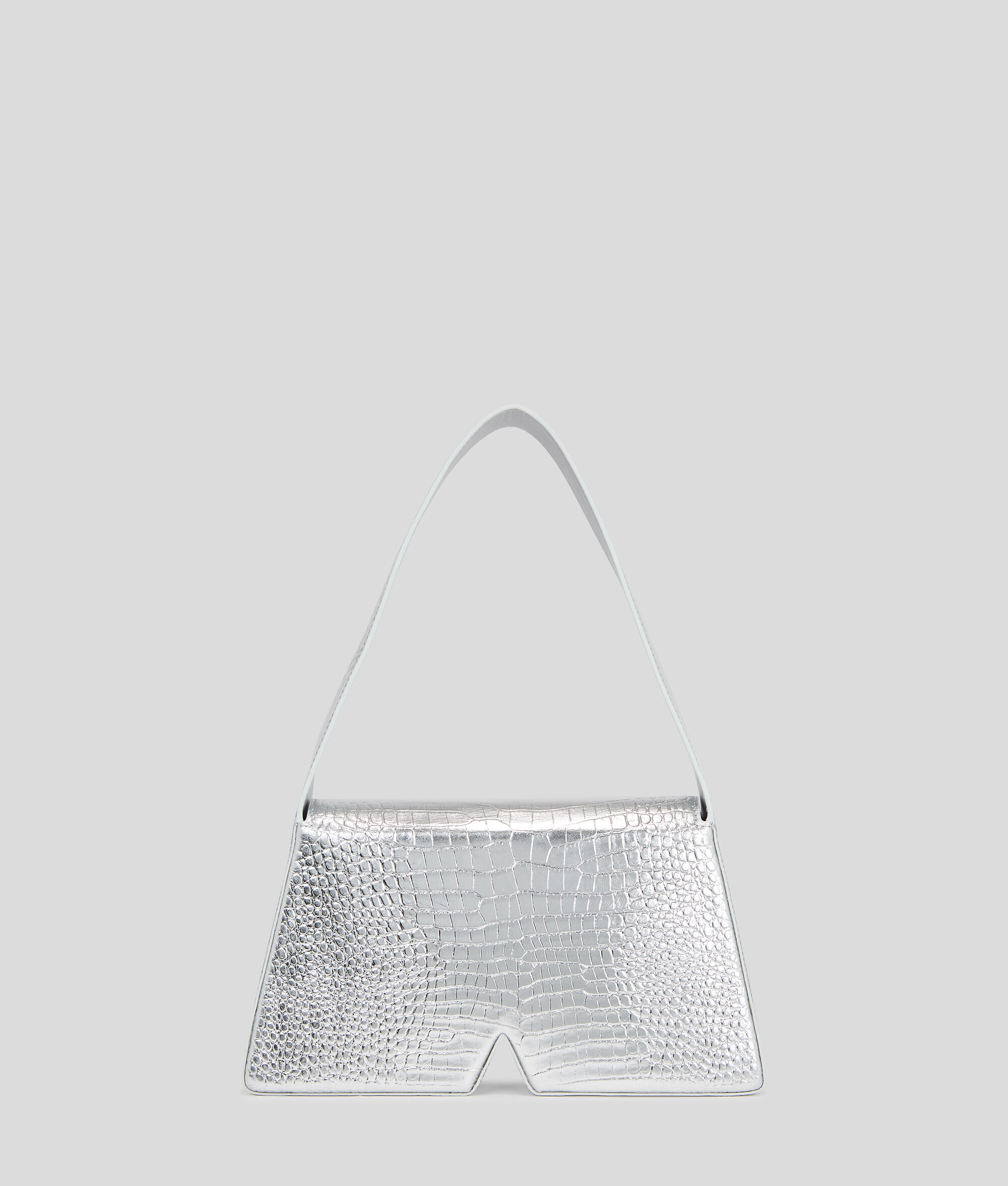 (image for) Dynamic IKON K MEDIUM CROC-EFFECT SHOULDER BAG